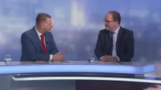 Marek Výborný a Tomáš Prouza v debatě