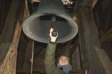 Člověka zahřeje u srdce, když slyší svůj zvon, říká dvanáctiletý zvoník z Plzně