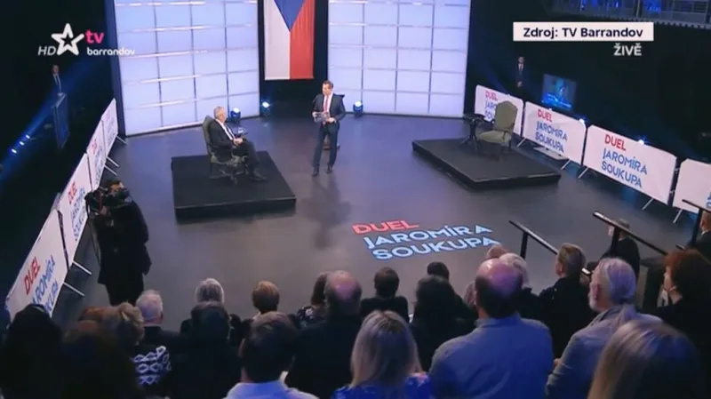V Duelu Jaromíra Soukupa byl Miloš Zeman sám