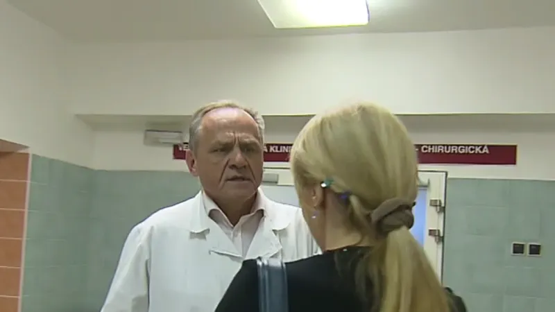 Stanislav Czudek s reportérkou Silvií Klekovou