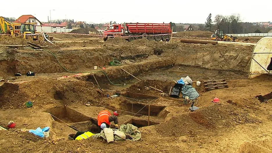 Archeologické naleziště v Dolních Břežanech
