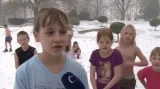Děti otužování baví
