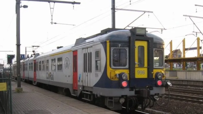 Příměstská jednotka SNCB u Bruselu