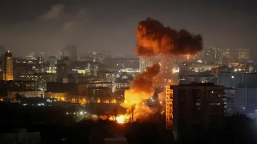 Následky ruských útoků na Kyjev