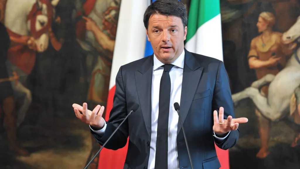 Italský premiér Matteo Renzi