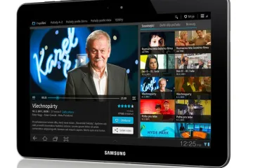 Speciální aplikace iVysílání České televize pro tablety Samsung