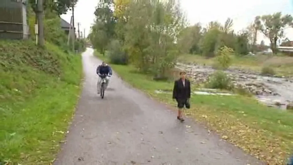 Část cyklostezky z Ostravy do Beskyd