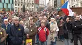 Protest Holešovské výzvy v Brně