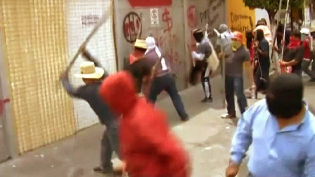 Protest mexických učitelů