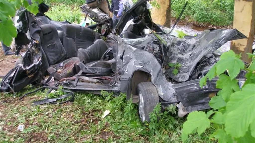 Auto po nehodě