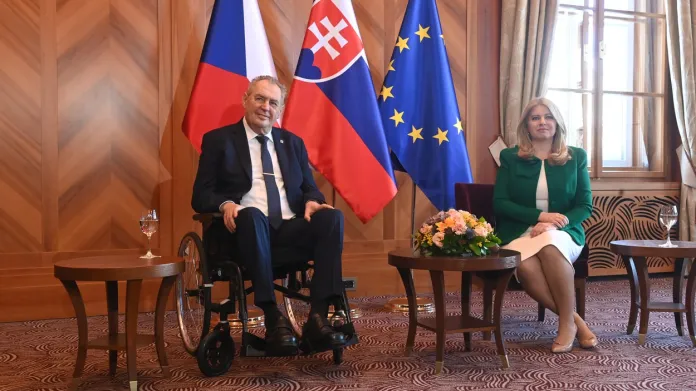 Soukromé setkání prezidentů Miloše Zemana a Zuzany Čaputové na Slovensku