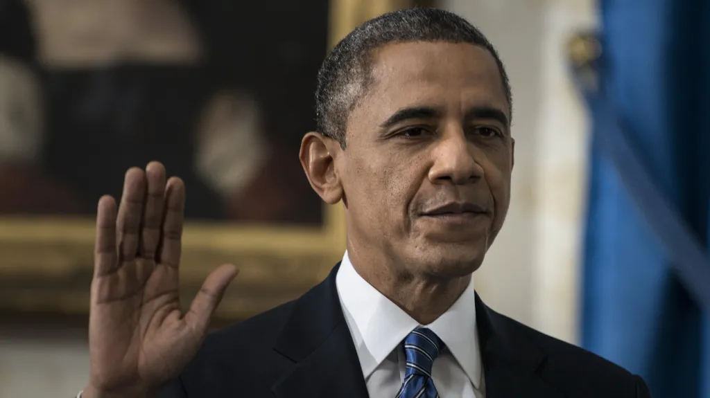 Barack Obama složil v Bílém domě svůj druhý prezidentský slib