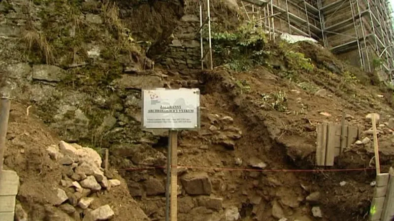 Místo nálezu pokladu na Bečově