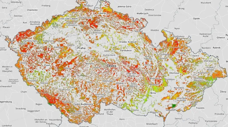 Riziko onemocnění klíšťovou encefalitidou