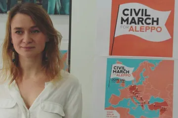 Žena se rozhodla zastavit válku. Svolává „občanský pochod“ z Berlína do Sýrie