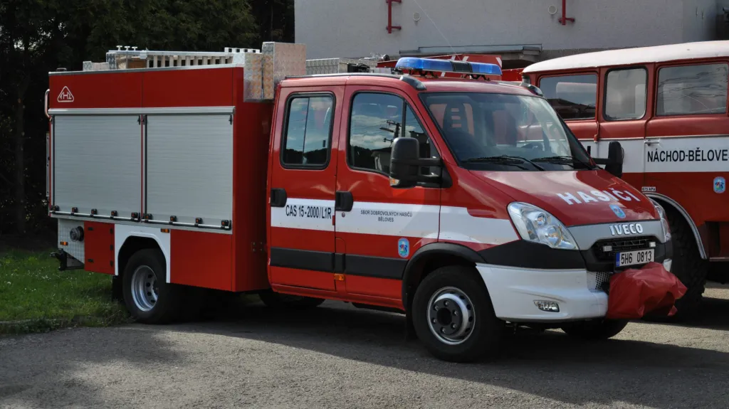 Nové auto hasičů z Náchoda - Bělovse