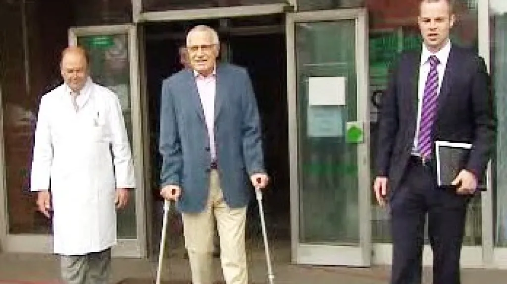 Václav Klaus a profesor Pavel Dungl