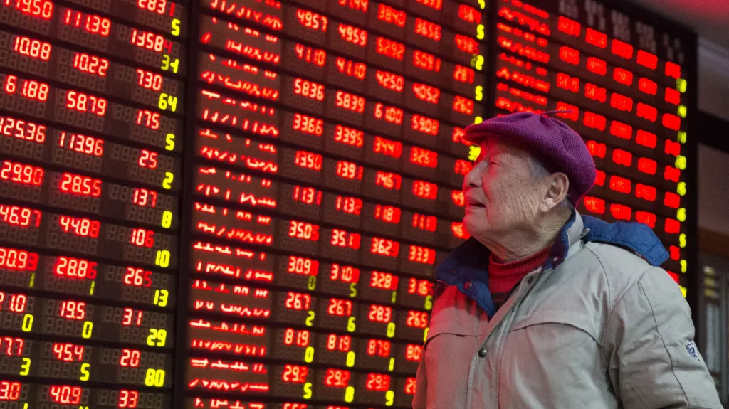 Čínská akciová burza