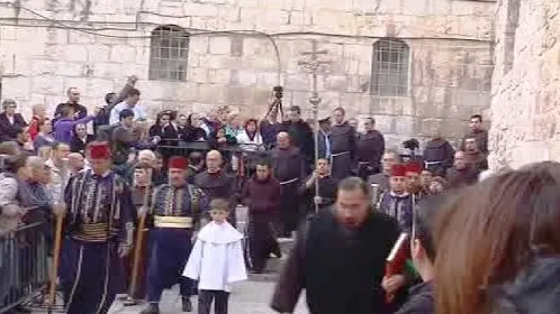 Oslavy Velikonoc v Jeruzalémě