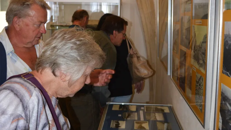 Z výstavy Zmizelé Louny