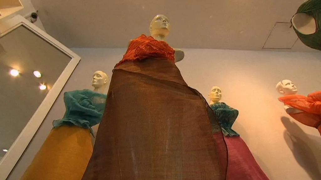 Tkaniny z filipínského konopí