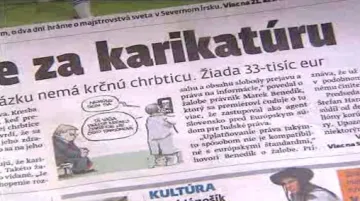 Slovenský tisk o soudním sporu