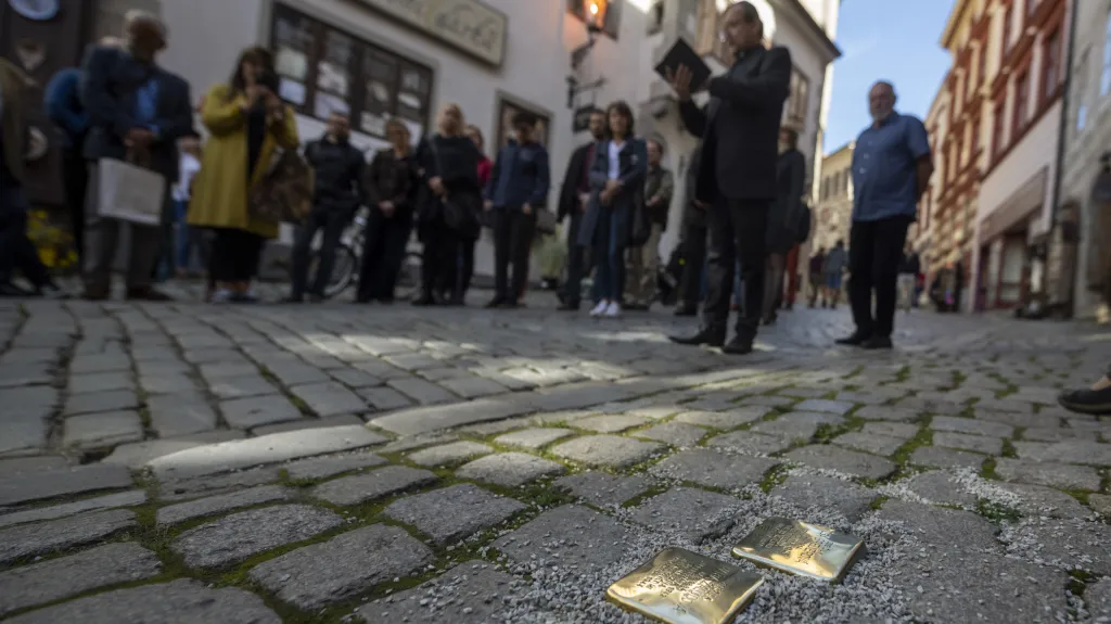 Odhalení kamenů zmizelých v Českém Krumlově