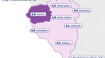Nezaměstnanost v Plzeňském kraji v květnu 2015