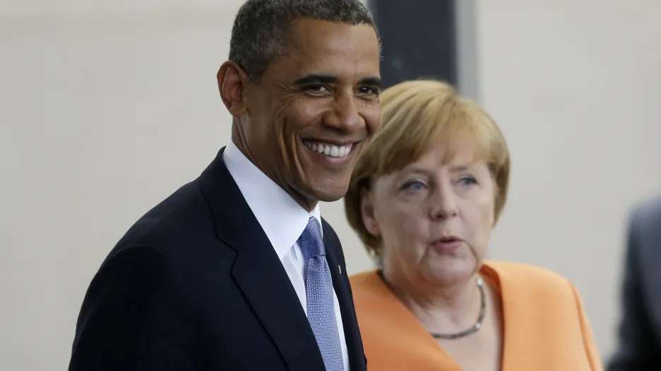 Angela Merkelová a Barack Obama