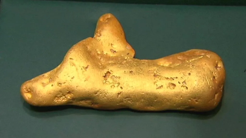 Pětikilový valoun zlata