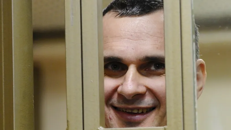 Oleh Sencov před soudem