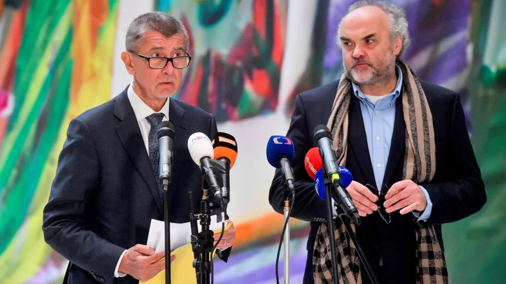 Andrej Babiš a Jiří Fajt