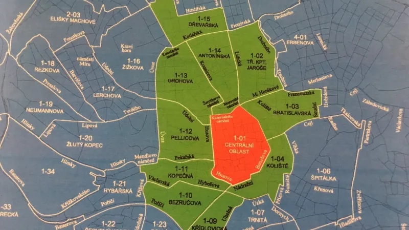 Nové zóny rezidentního parkování v Brně