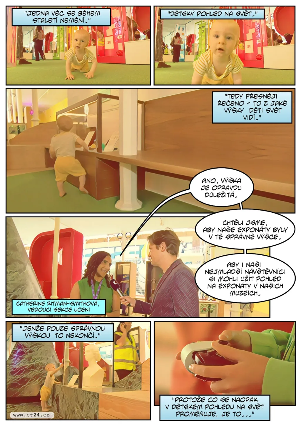 Londýnské muzeum chce zaujmout nejmenší