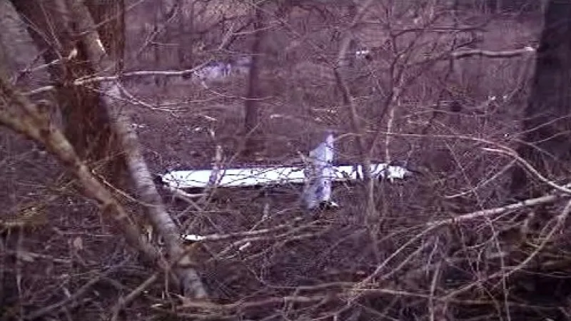 Trosky letounu polského prezidenta