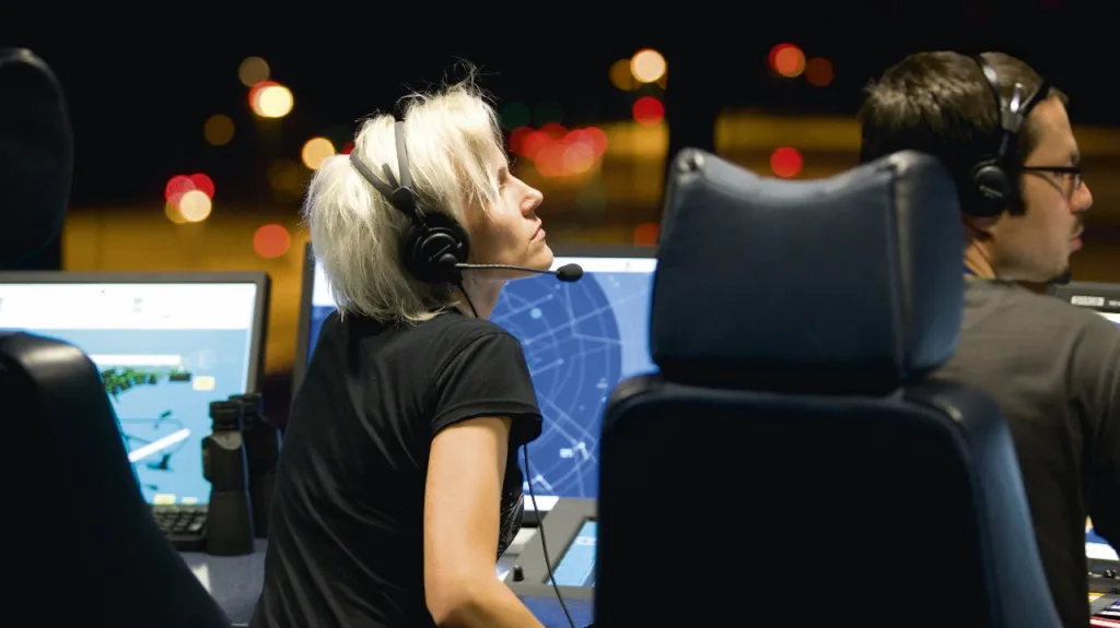 Sál Řízení letového provozu