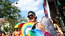 Pochod za práva komunity LGBT+ v Budapešti