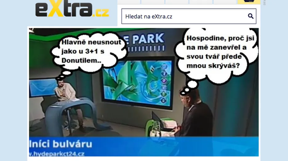 Náhled webu Extra.cz