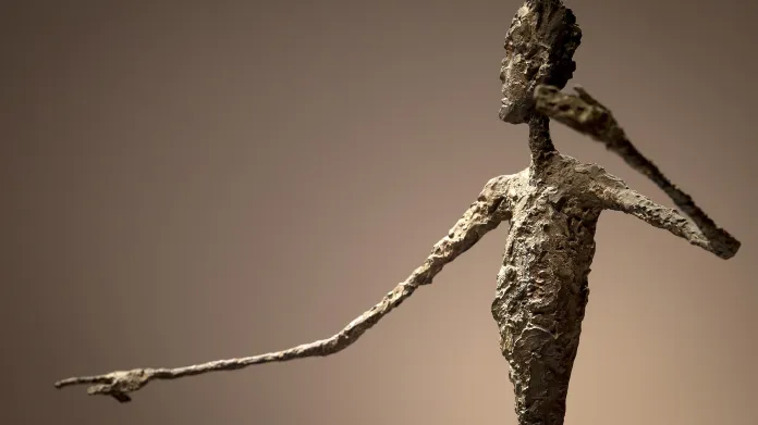 Ukazující muž Alberta Giacomettiho