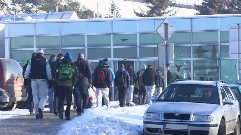 Dělníci v průmyslové zóně Kvasiny na Rychnovsku