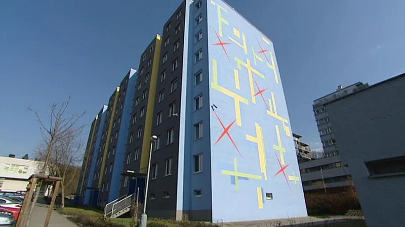 Komunitní panelový dům v Hodkovičkách