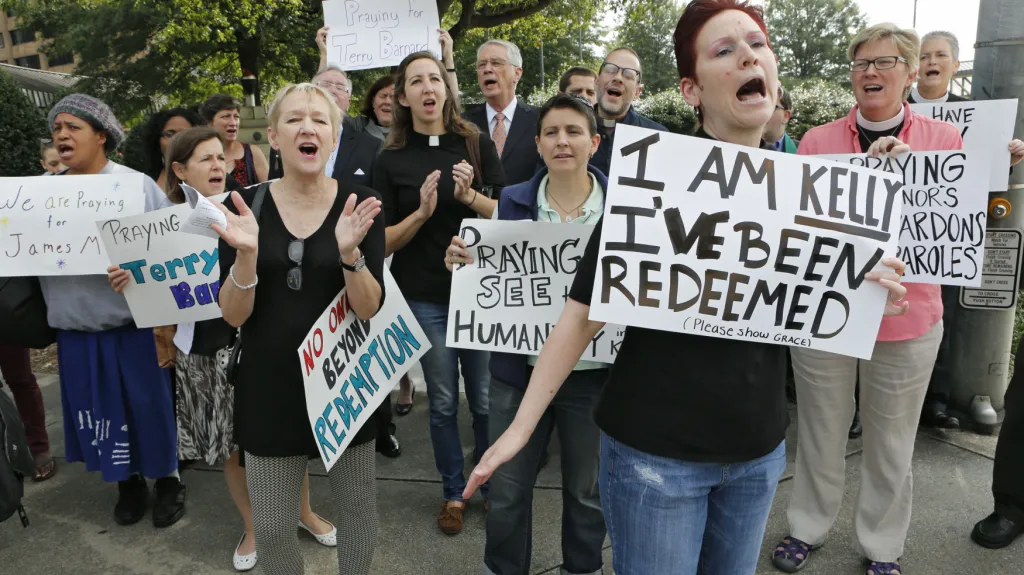 Protesty proti popravě Gissendanerové