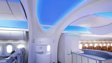Boeing - Dreamliner - interiér