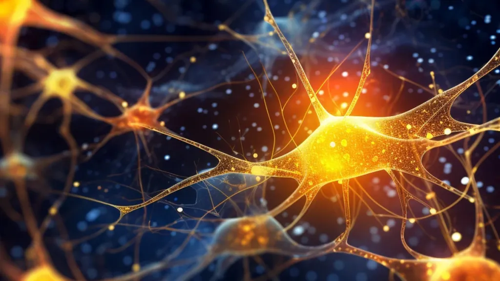 Neurony, ilustrační grafika