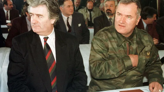 Svého času dva nejhledanější muži Evropy - Karadžić a Mladić