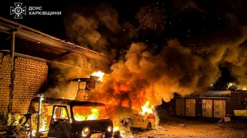 Následky ruského útoku v charkovské oblasti z 11. dubna