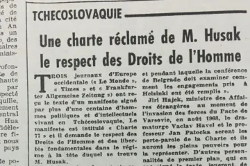 Před 45 lety vyšel text Charty 77 v západních denících. Zásadní moment pro disent, hodnotí historici