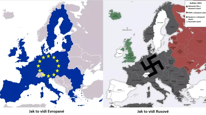 Srovnání územního rozsahu EU a nacistického Německa před útokem na SSSR