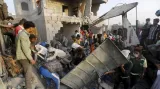 Následky bojů v Jemenu