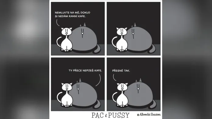 Z komiksu Pac & Pussy